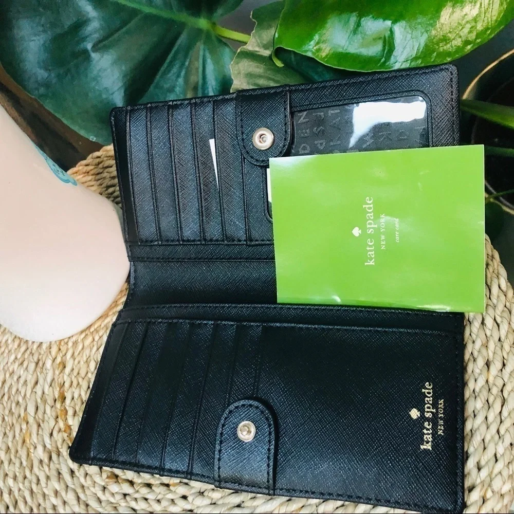 Kate Spade Black Wallet NWT - Picture 7 of 8